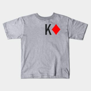 King of Diamonds (Playing Cards) Kids T-Shirt